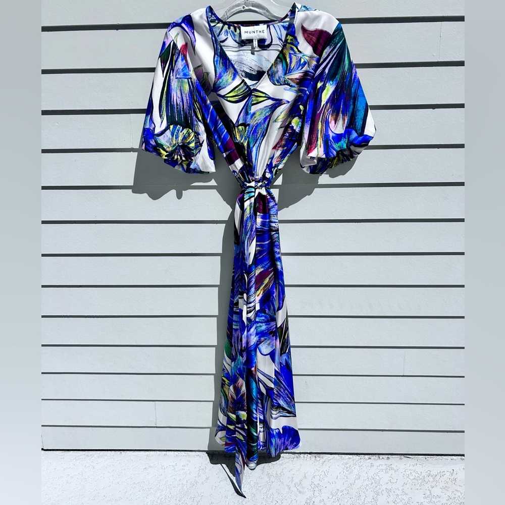 MUNTHE - silk dress - size 38